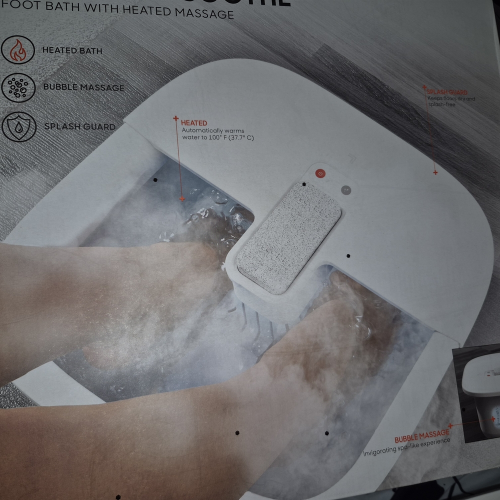 Foot Bath With Heated Massage
